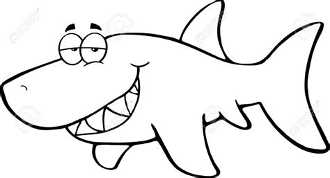 Funny Shark Drawing at GetDrawings | Free download