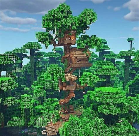 21 Minecraft Treehouse Build Ideas and Tutorials - Mom's Got the Stuff