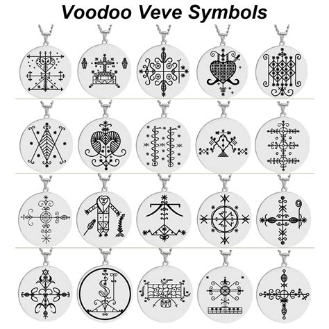 Voodoo Spiritual Dieties Symbols Set Stock Clipart, 40% OFF