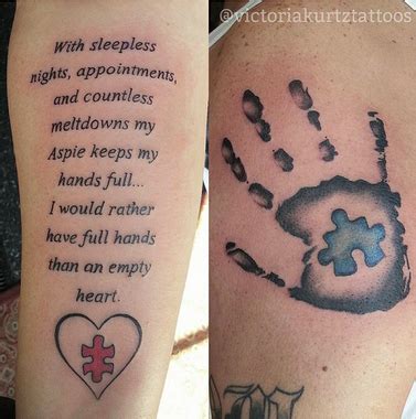 16 Incredible Autism Tattoos Showing Support & Awareness (PHOTOS) in ...