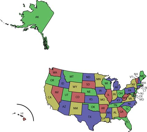 Map Of Usa Alaska And Hawaii – The World Map