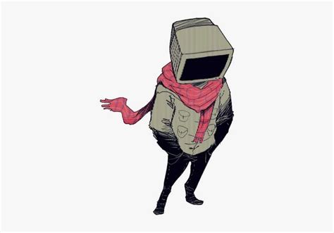 Art, Flcl, And Fooly Cooly Image - Tv Head Anime Boy PNG Image ...