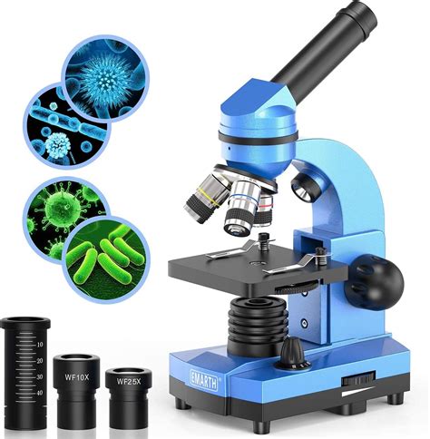 Amazon.com: Microscopio para niños principiantes niños estudiantes, 40X ...