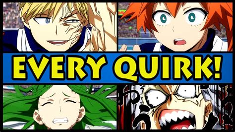 My Hero Academia Quirks List - My Anime List