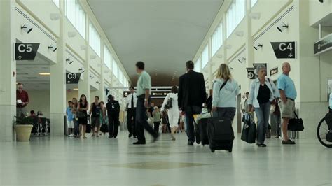 Airport Crowd Of People Stock Footage SBV-300184492 - Storyblocks