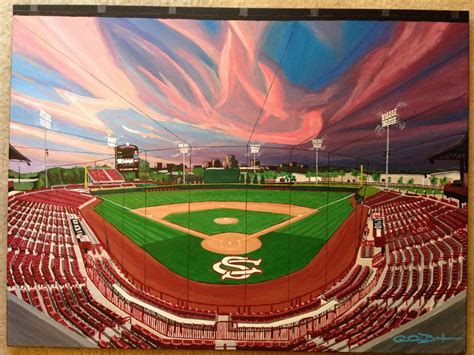 Painting of the Stadium. | Gamecock Baseball - the University of South ...