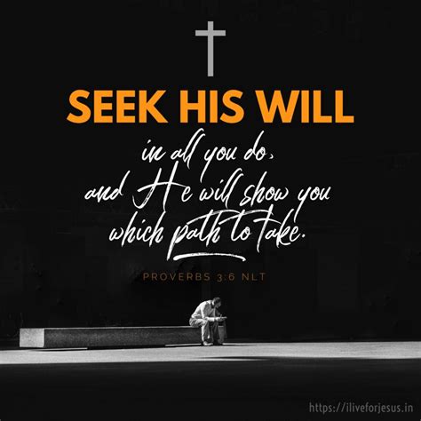 Seek God's Will - I Live For JESUS