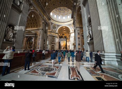 Interior of St. Peter's Basilica Stock Photo - Alamy