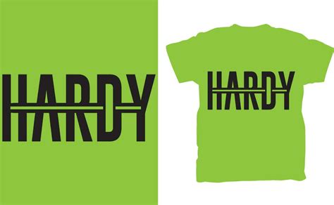 Hardy Logo Shirt 26117984 Vector Art at Vecteezy