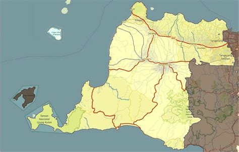 Map of Banten province in Indonesia | Download Scientific Diagram