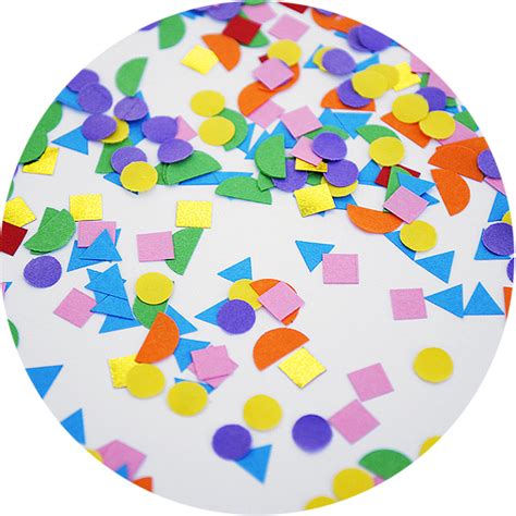 Shapes confetti