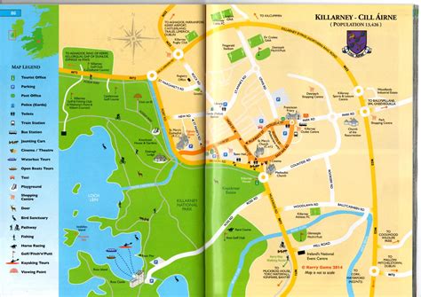 Map 1 – Killarney Town | Flemings White Bridge