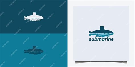 Premium Vector | Submarine logo design icon illustration vector graphic