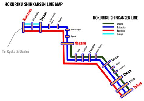 Hokuriku Shinkansen (Tokyo-Nagano-Toyama-Kanazawa-Tsuruga) - SNOW ...