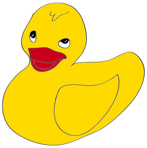 Free Rubber Duck Outline, Download Free Rubber Duck Outline png images ...