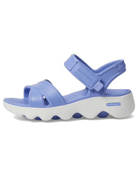 Skechers Foamies Massage Fit-heartfelt Flat Sandal in Blue | Lyst