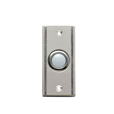 Carlon Wired Door Bell Push Button, Satin Nickel (6 per Case)-DH1633L ...