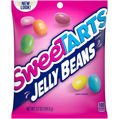 Sweetarts Jelly Beans Candy Bag 3.7oz (Box of 12) - Walmart.com ...