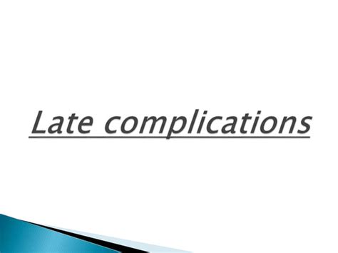 complications of colostomy