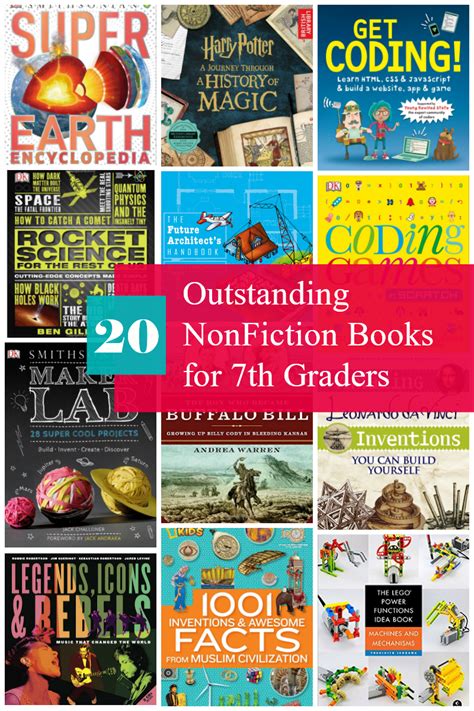 20 Good Nonfiction Books for 7th Graders to Read - Middle Grade Reads