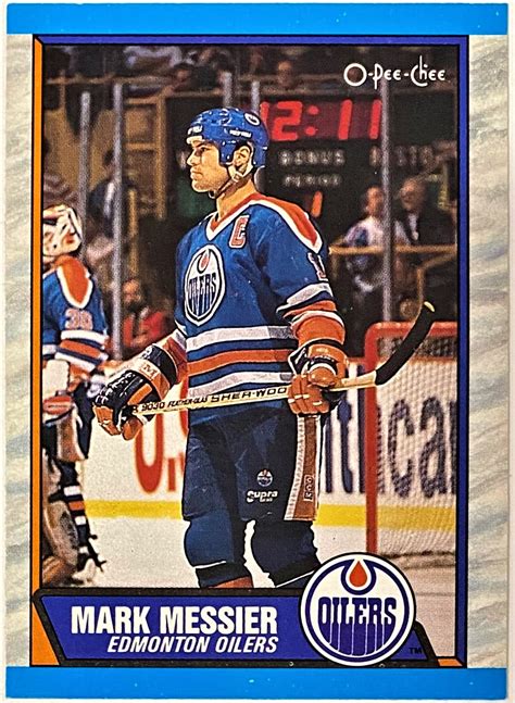 Mark Messier 1989-90 O-Pee-Chee Edmonton Oilers Hockey Card - KBK Sports