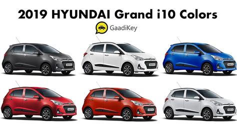 2019 Hyundai Grand i10 Colors: Blue, Stardust, Orange, White, Red ...