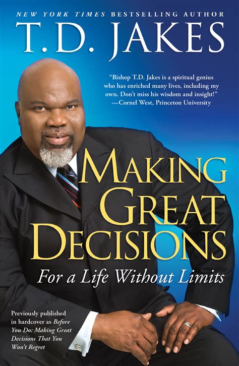 Making Great Decisions | Book by T.D. Jakes | Official Publisher Page ...