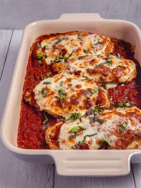 Baked Chicken Parmesan - Girl With The Iron Cast