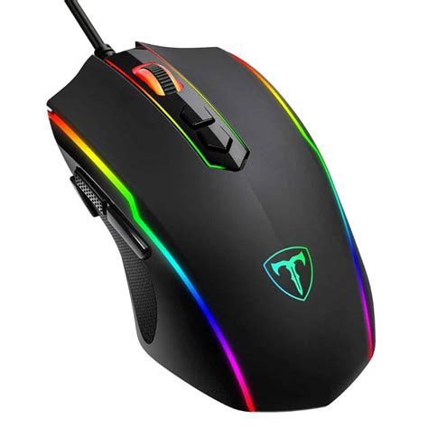 T16 Wired Gaming Mouse 8 Programmable Button 7200 DPI USB Computer ...