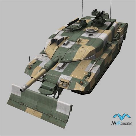 Leopard-2PSO.DE.camo 3D Model | MVRsimulation