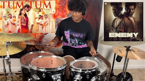 Enemy - Tum Tum | Drum Cover - Drummer Nithin - YouTube