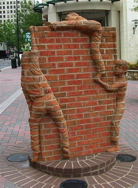 3-dimensional Brick Sculptures by Brad Spencer