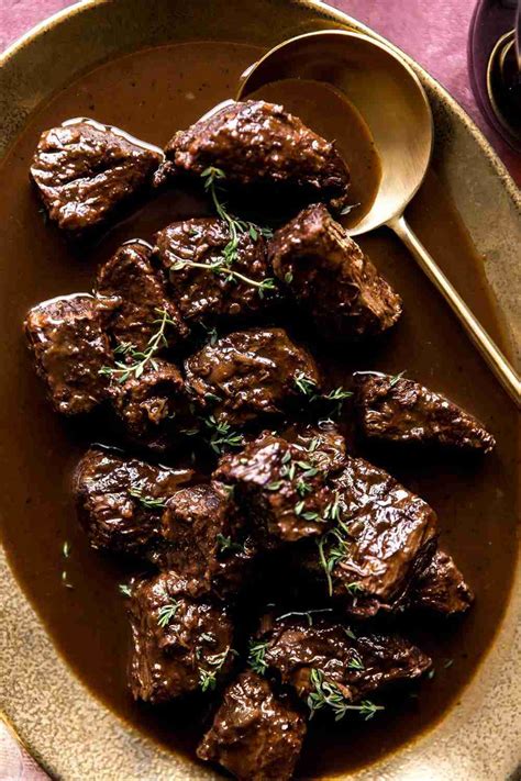 Red Wine Braised Beef Tips | KJ and Company