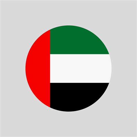 Uae Flag Round Vector Art, Icons, and Graphics for Free Download