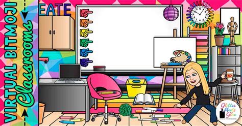 15 Awesome Virtual Bitmoji Classroom Ideas | School art activities ...