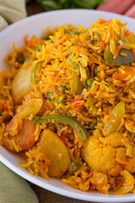 Easy Vegetable Biryani Recipe - Dinner, then Dessert