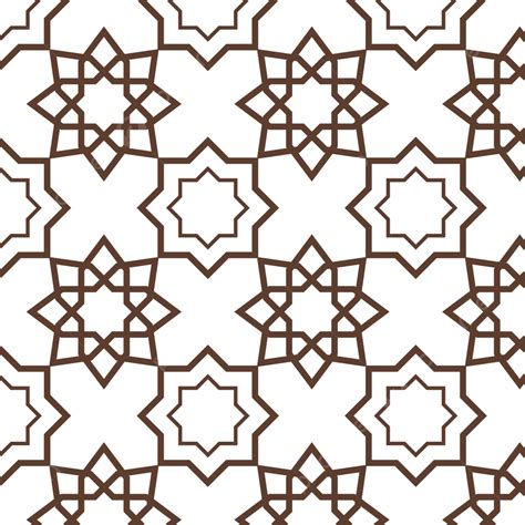 Islamic Seamless Pattern Vector Design Images, Line Geometric Seamless ...