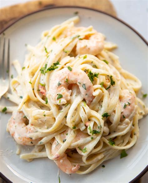 Creamy Prawn Linguine | Don't Go Bacon My Heart