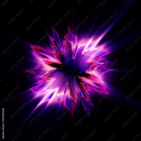 Abstract spacescape, black hole. Star on dark background. Magic ...