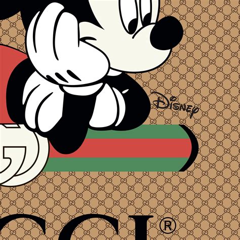 Gucci Mickey Mouse Poster | Instant Digital Download | Gucci Print ...