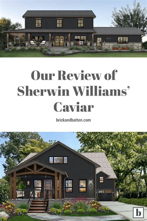 Our Review of Sherwin Williams’ Caviar - brick&batten