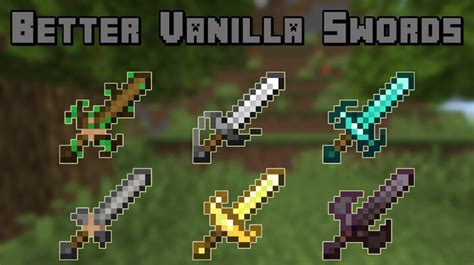 Better Vanilla Swords Minecraft Texture Pack