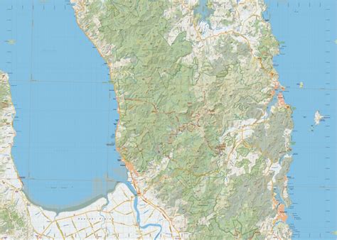 Coromandel Peninsula topographic map - NewTopo (NZ) Ltd