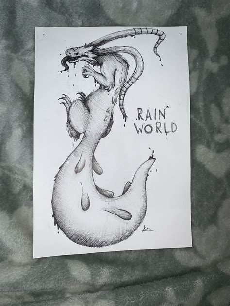 .~*Lizard thingy from Rain World*~. | Fantasy art, Rain, Drawings