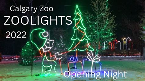 Calgary Zoo Lights 2022 - YouTube