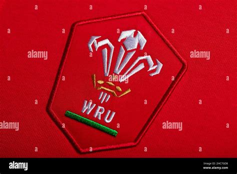 Close up of Wales National Rugby team jersey Stock Photo - Alamy