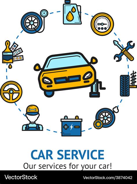 Car service Royalty Free Vector Image - VectorStock