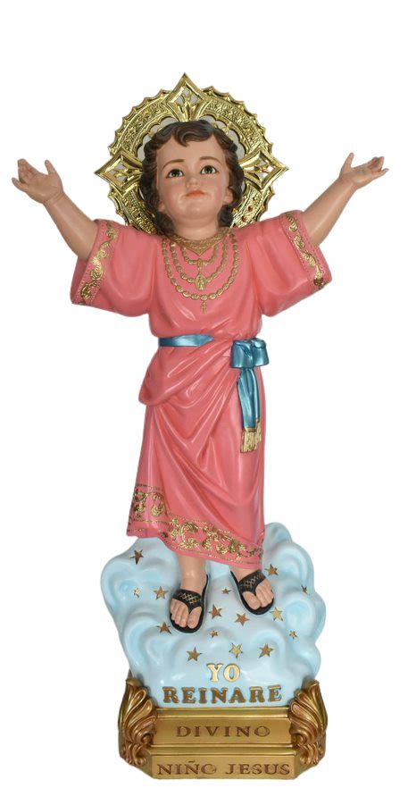 Divino Nino Divine Child Jesus 38 Inch Colored Resin Large Statue ...