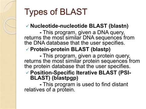 BLAST (Basic local alignment search Tool)