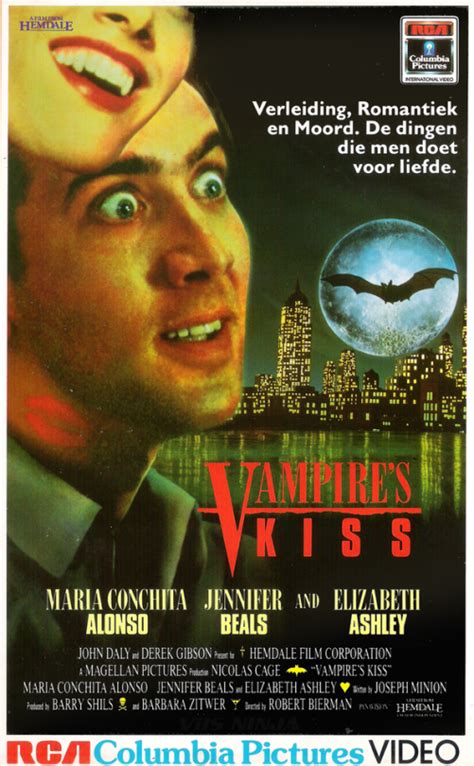 Vampire’s Kiss (1988). | Vampire kiss, Nicolas cage vampire, Movie ...